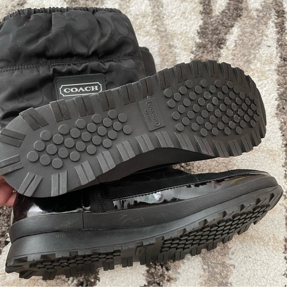 Coach Black Jordy Winter Boots - Picture 8 of 11